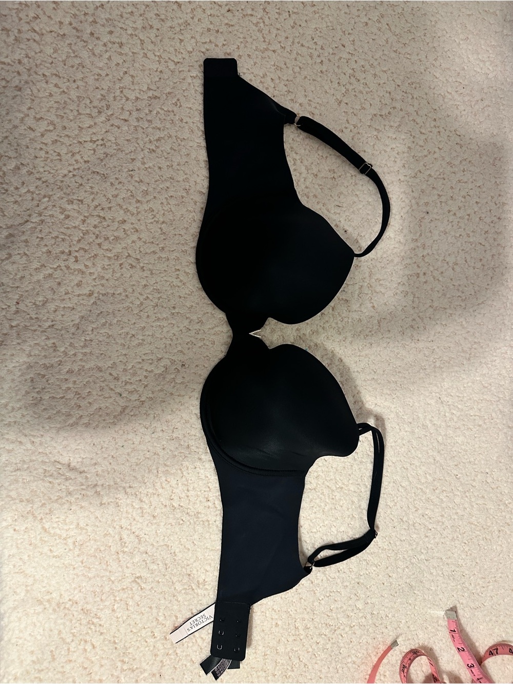 Victoria's Secret Black T-Shirt Bra - Smooth Molded Cups